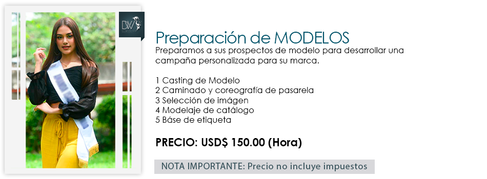 preparación de modelos